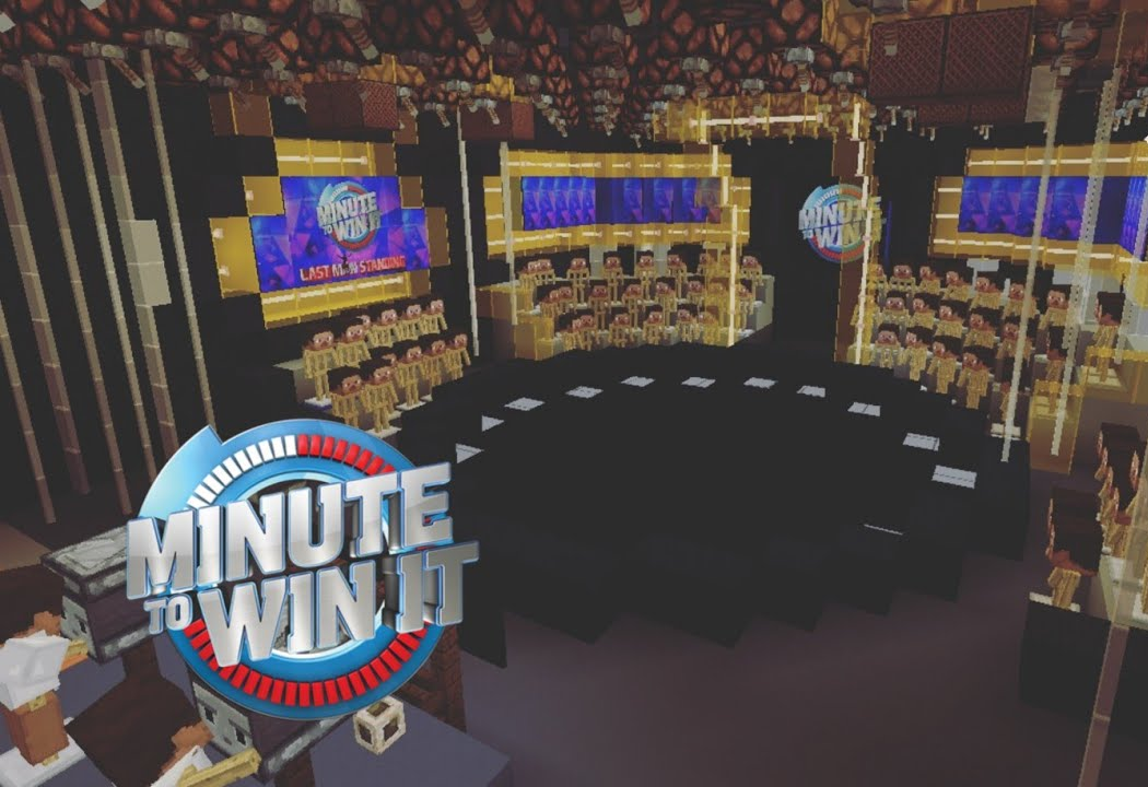 Minute to Win It Minecraft Edition arena preview