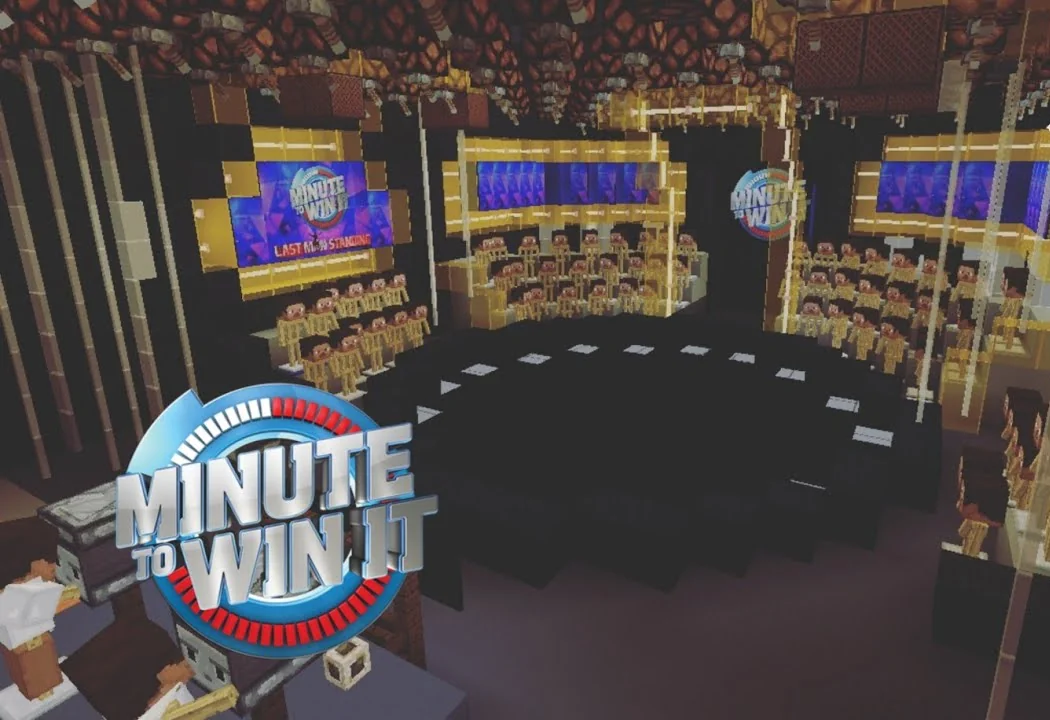 Minute to Win It Minecraft Edition arena preview